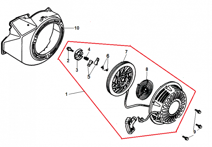 8 СТАРТЕР ГЕНЕРАТОР CHAMPION LPG2500