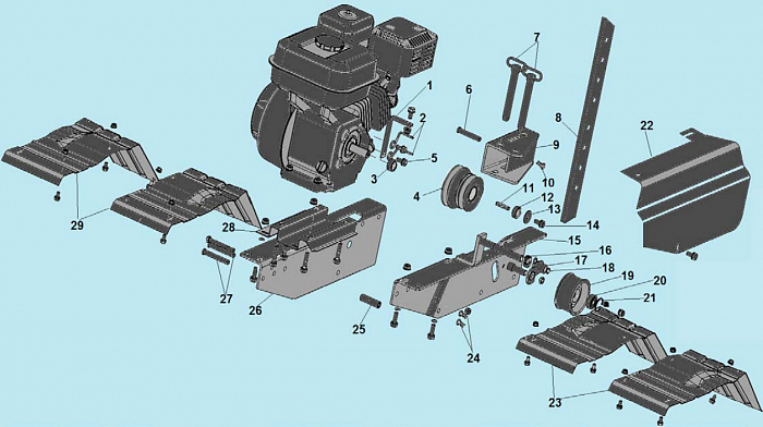 2 КРЫЛЬЯ КУЛЬТИВАТОР CHAMPION BC8716